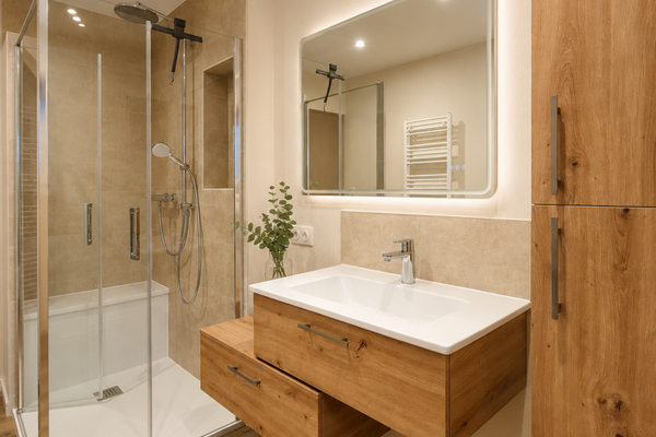 Conception sur mesure d'une salle de bains à Monts